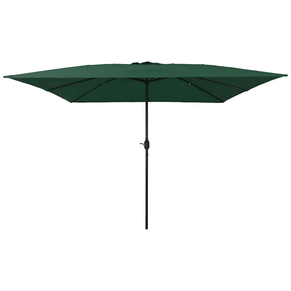 Garten-Sonnenschirm Grün 295 x 295 x 245 cm Polyester und Stahl