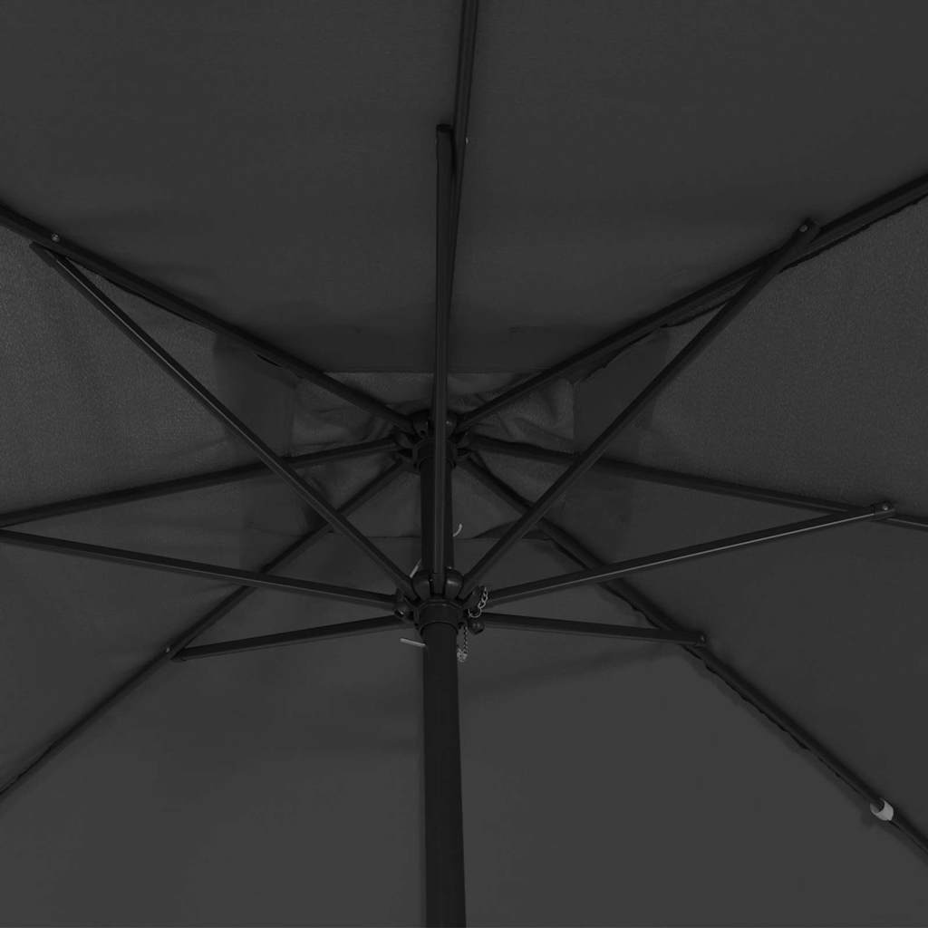 Garten-Sonnenschirm Anthrazit 295 x 295 x 245 cm