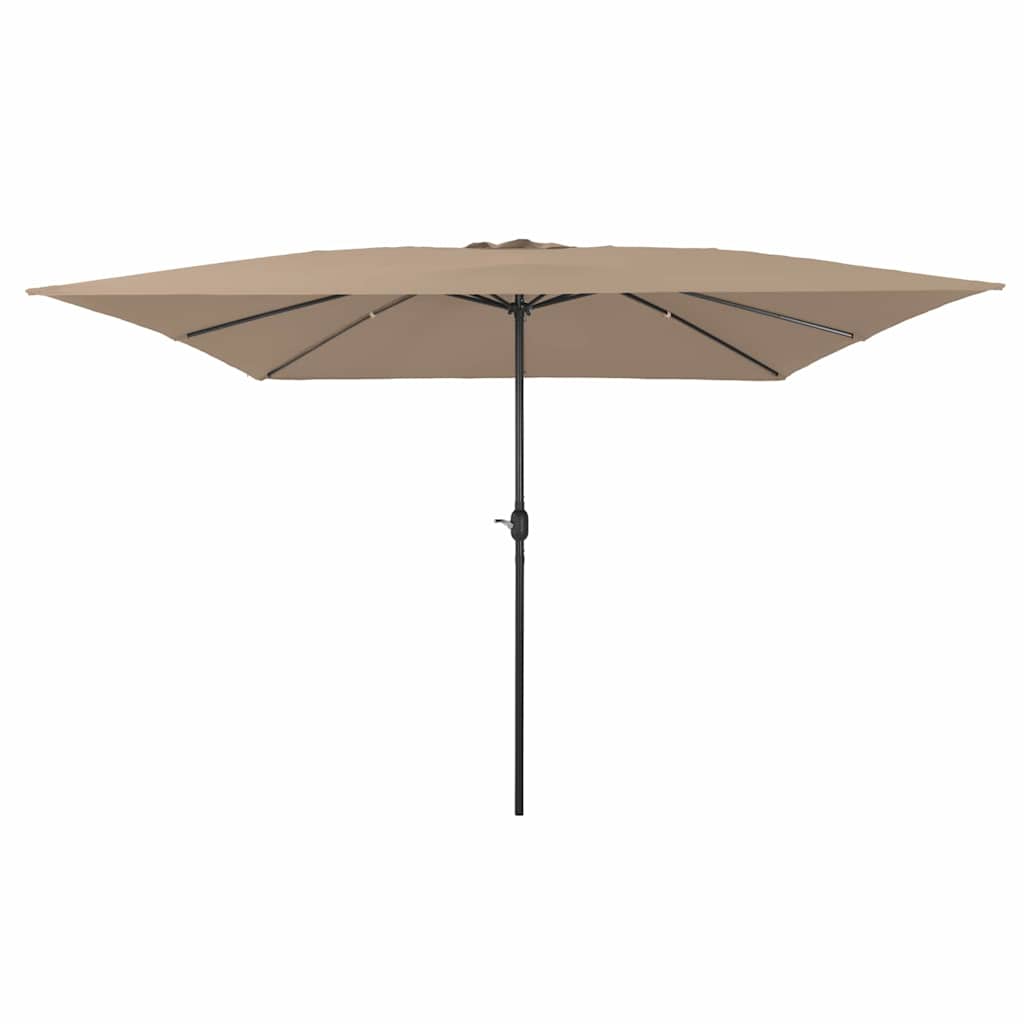 Garten-Sonnenschirm Taupe 295 x 295 x 245 cm