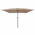 Garten-Sonnenschirm Taupe 295 x 295 x 245 cm