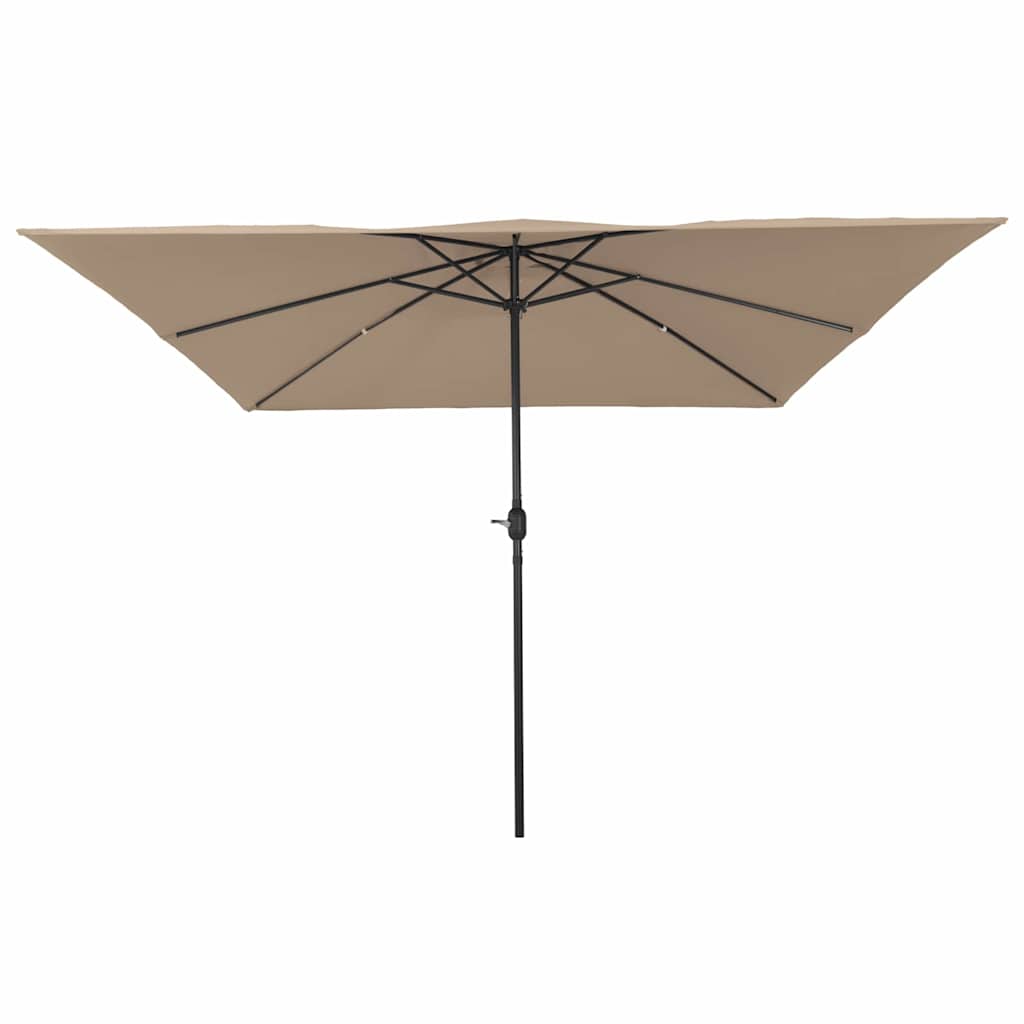 Garten-Sonnenschirm Taupe 295 x 295 x 245 cm