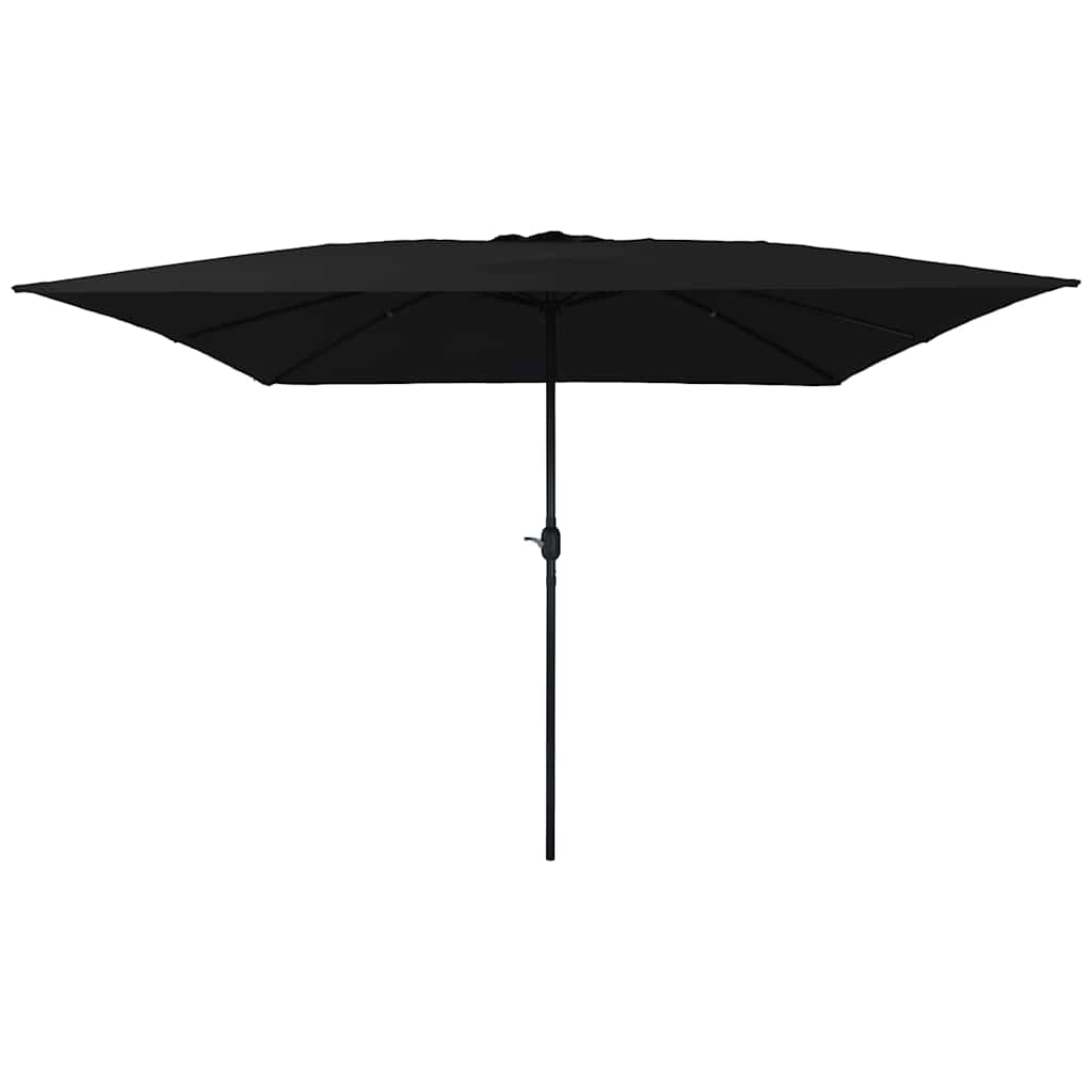 Garten-Sonnenschirm Schwarz 295 x 295 x 245 cm