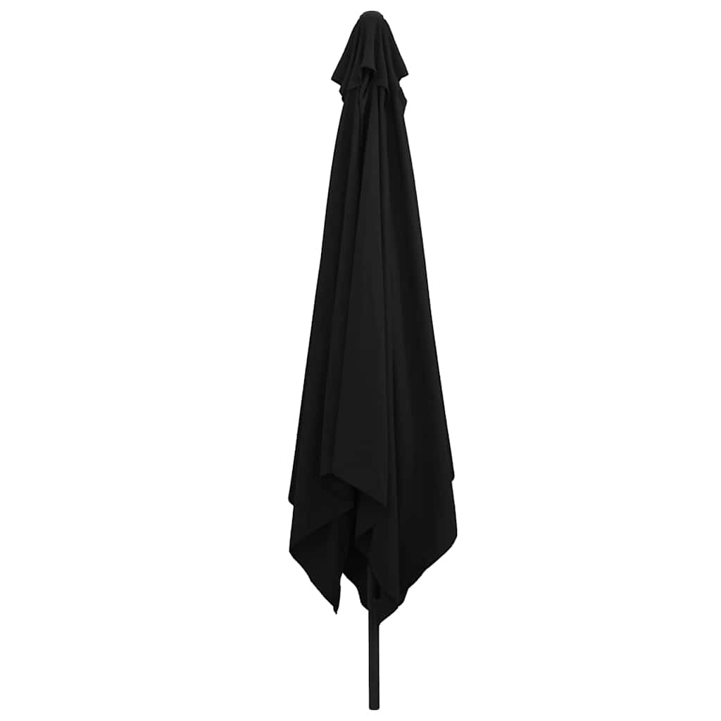 Garten-Sonnenschirm Schwarz 295 x 295 x 245 cm