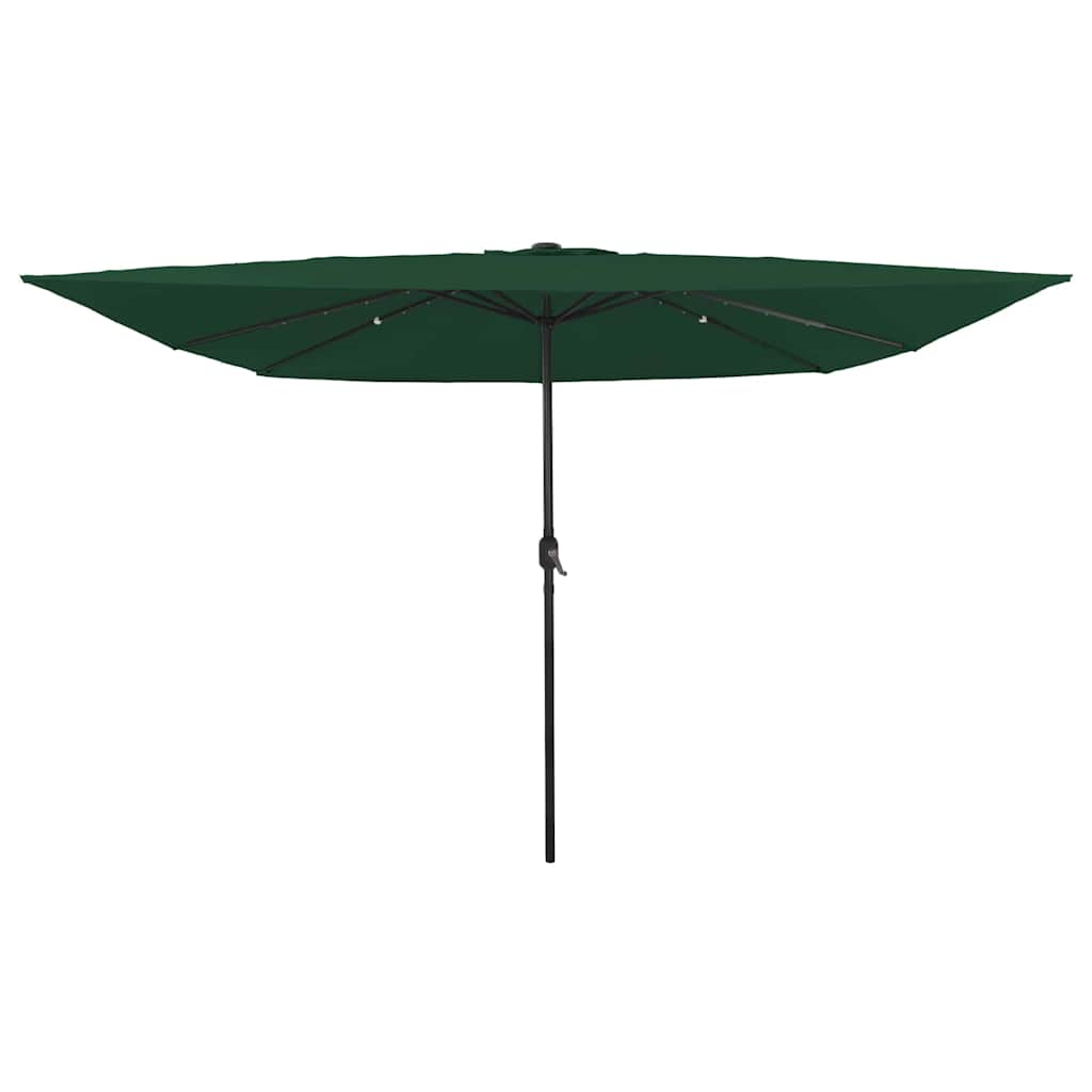 Garten-Sonnenschirm Grün 295 x 295 x 245 cm Polyester und Stahl