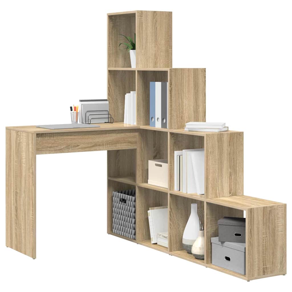 Eck-Schreibtisch Sonoma-Eiche 101,5 x 149,5 x 149,5 cm