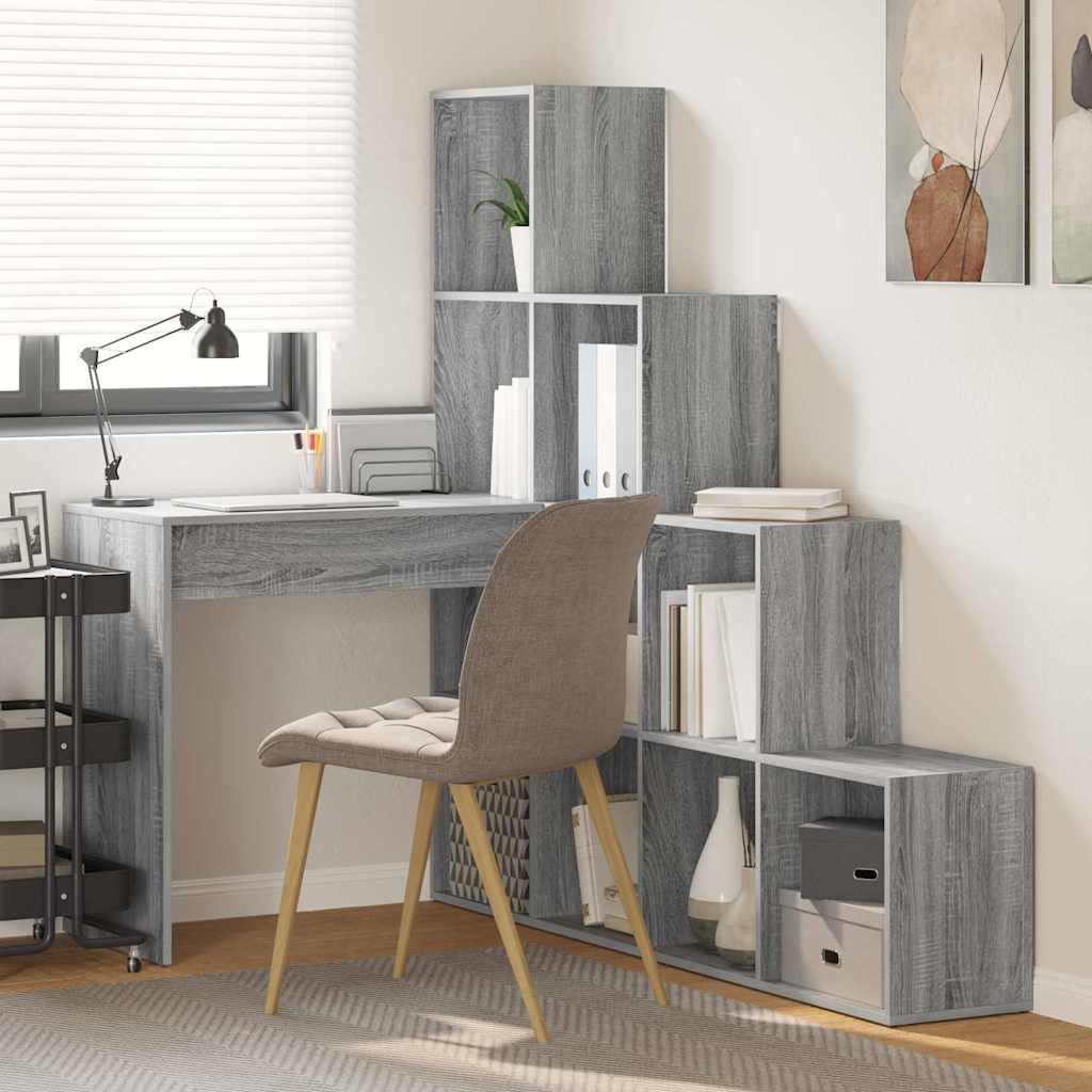 Eck-Schreibtisch Graues Sonoma 101,5 x 149,5 x 149,5 cm