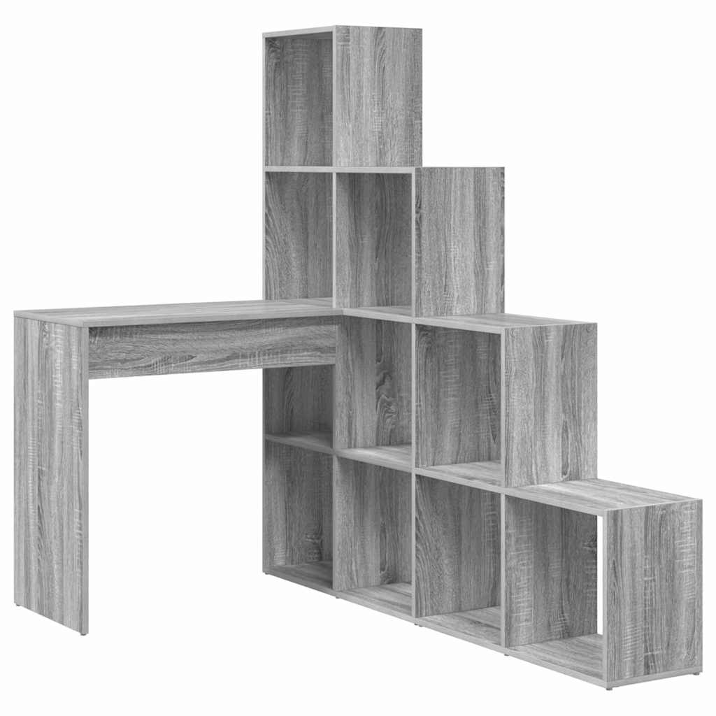 Eck-Schreibtisch Graues Sonoma 101,5 x 149,5 x 149,5 cm