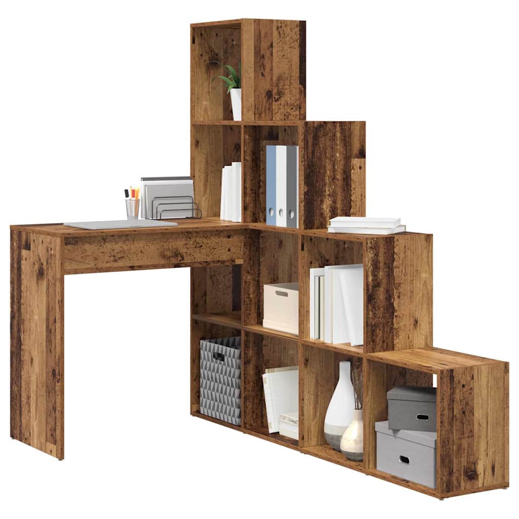 Eck-Schreibtisch Altholz 101,5 x 149,5 x 149,5 cm Holzwerkstoff