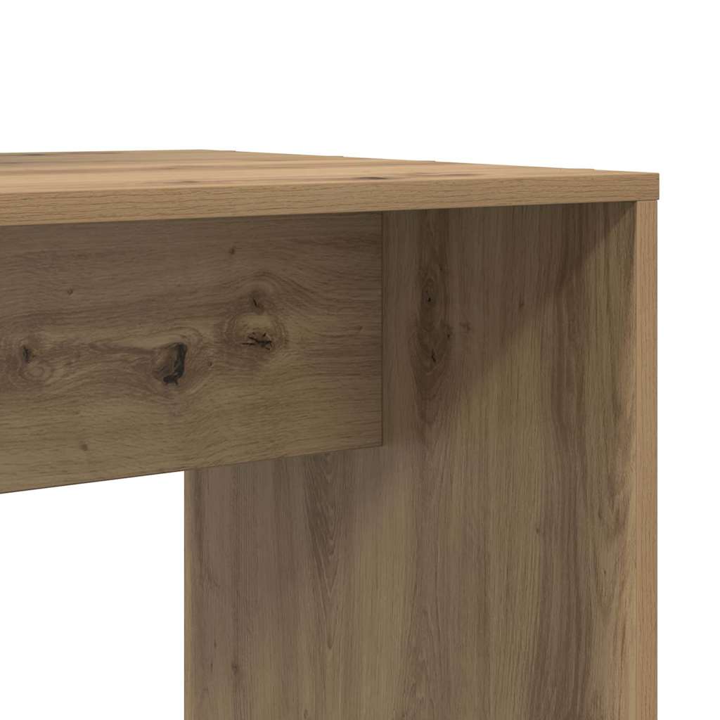 Schreibtisch Artisan-Eiche 138,5 x 55 x 143 cm Holzwerkstoff