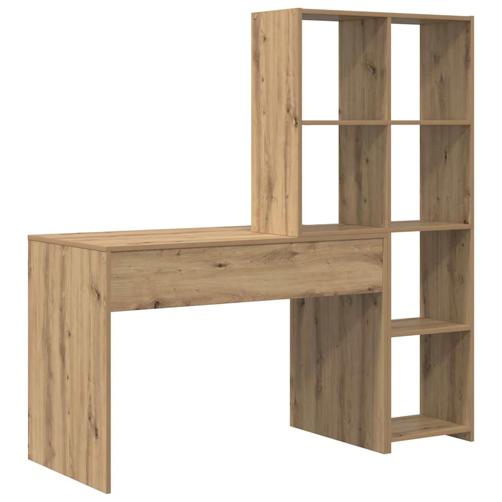 Schreibtisch Artisan-Eiche 138,5 x 55 x 143 cm Holzwerkstoff