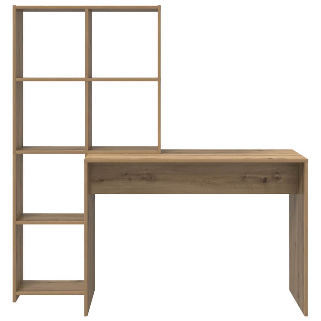 Schreibtisch Artisan-Eiche 138,5 x 55 x 143 cm Holzwerkstoff