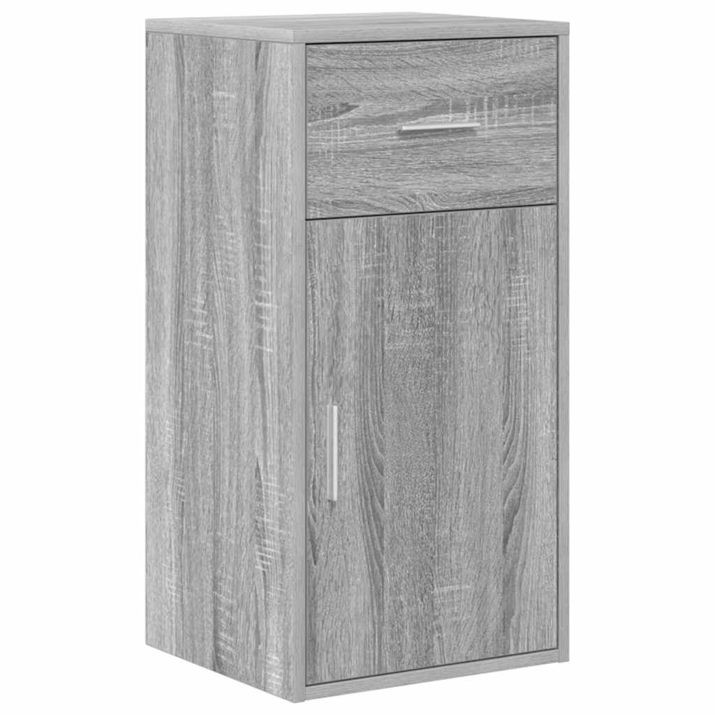 Eck-Schreibtisch mit Schubladen Graues Sonoma 102 x 88 x 75 cm
