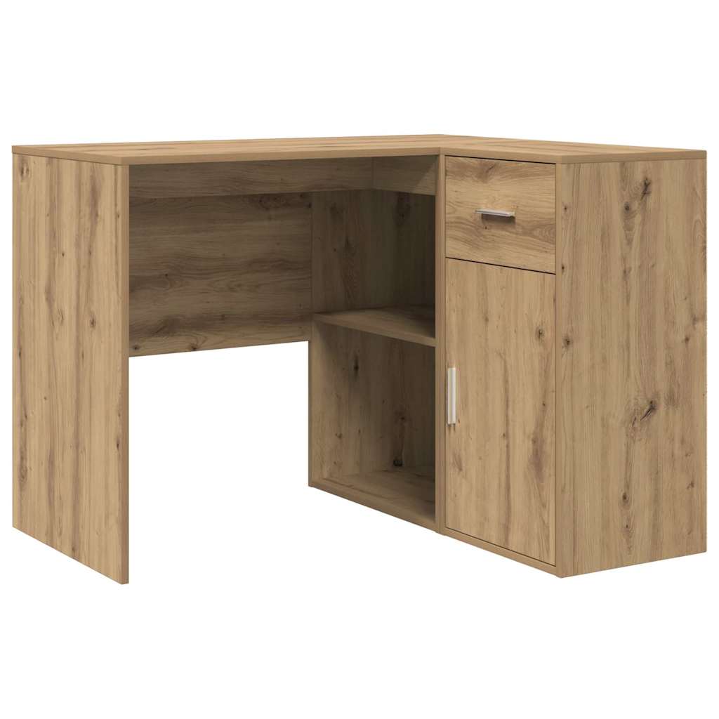 Eck-Schreibtisch mit Schubladen Artisan-Eiche 102 x 88 x 75 cm