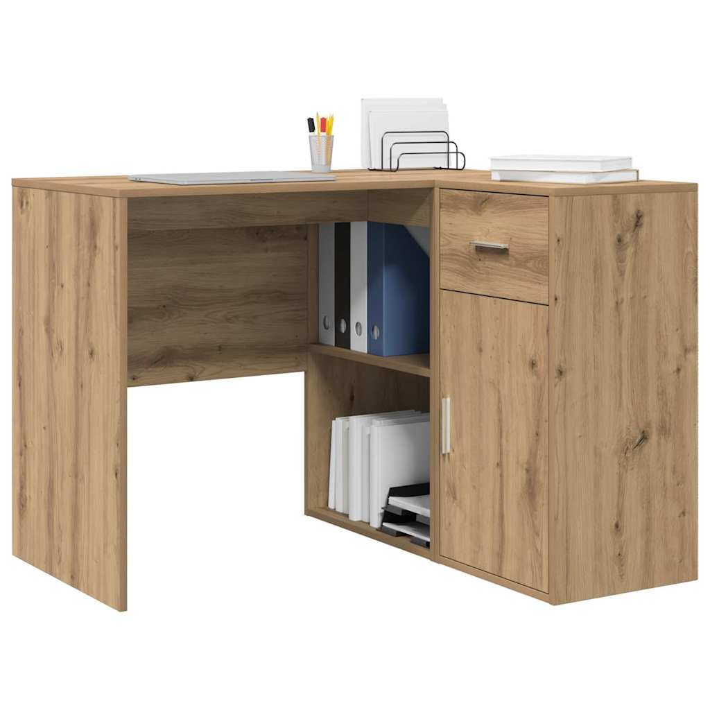 Eck-Schreibtisch mit Schubladen Artisan-Eiche 102 x 88 x 75 cm