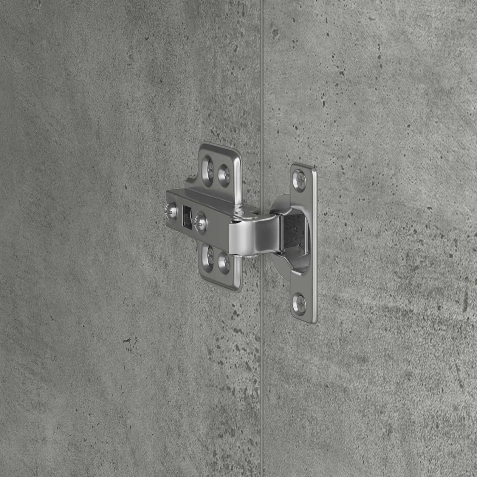 Schreibtisch 2 pcs Beton Grau