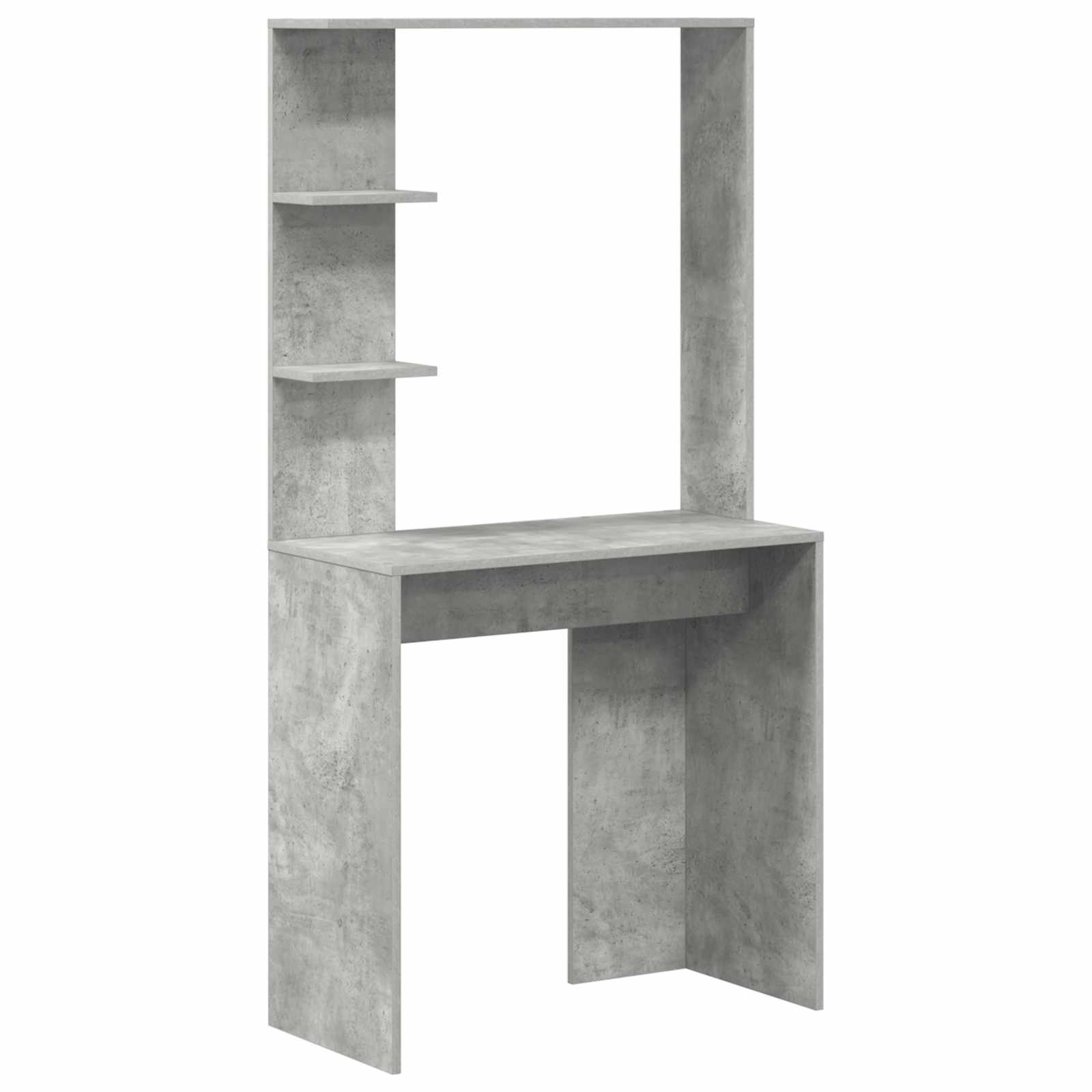 Schreibtisch 2 pcs Beton Grau