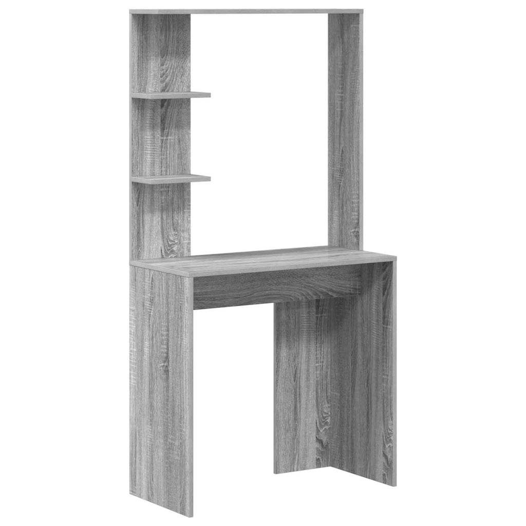 Schreibtisch 2 pcs Graues Sonoma