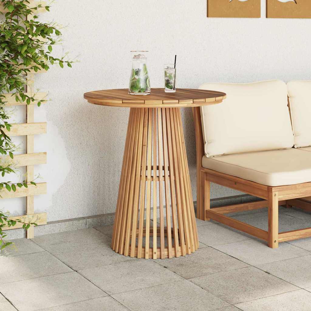 Beistelltisch Braun 70 x 70 x 75 cm Massivholz Teak