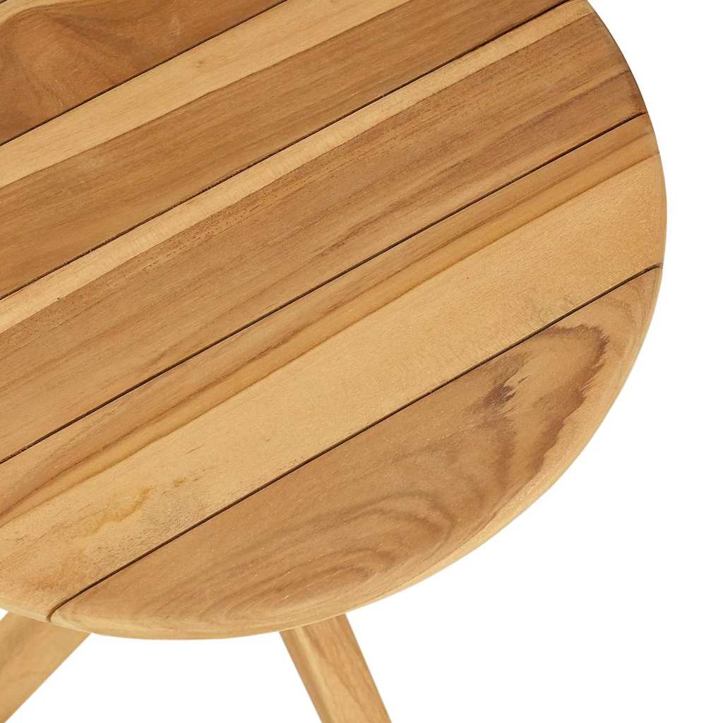 Beistelltisch Braun 40 x 40 x 41 cm Massivholz Teak