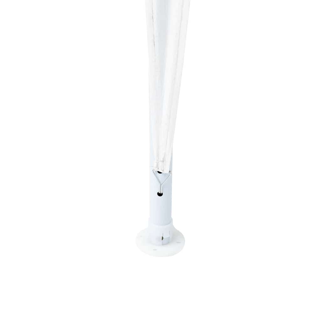 Party-Zelt Weiß 800 x 400 x 266 cm Polyethylen und Stahl