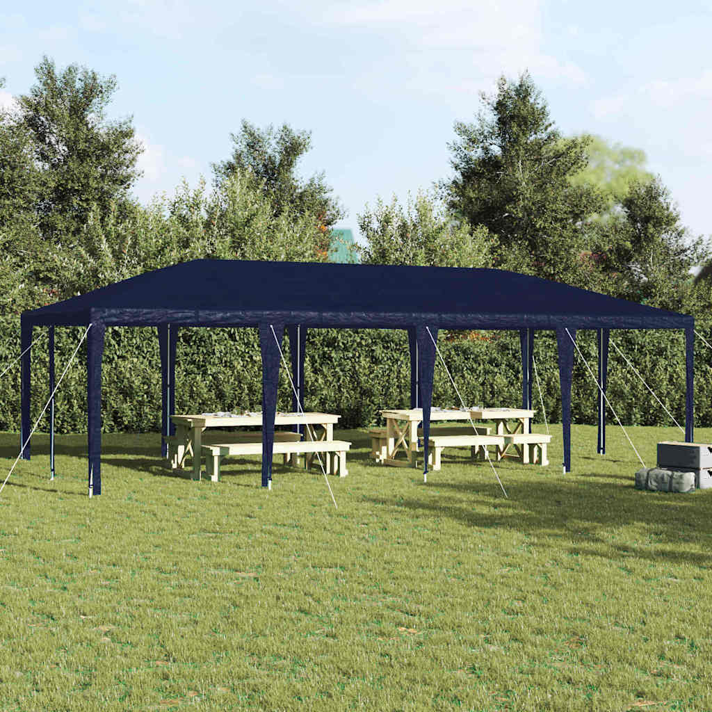 Party-Zelt Blau 800 x 400 x 266 cm Polyethylen und Stahl