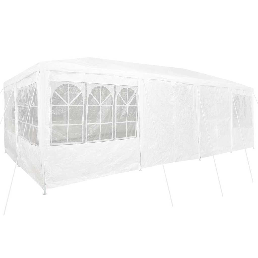 Party-Zelt Weiß 800 x 400 x 266 cm Polyethylen