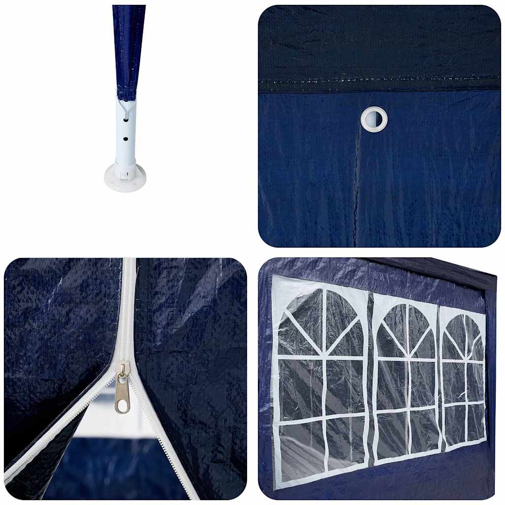 Party-Zelt Blau 800 x 400 x 266 cm Polyethylen