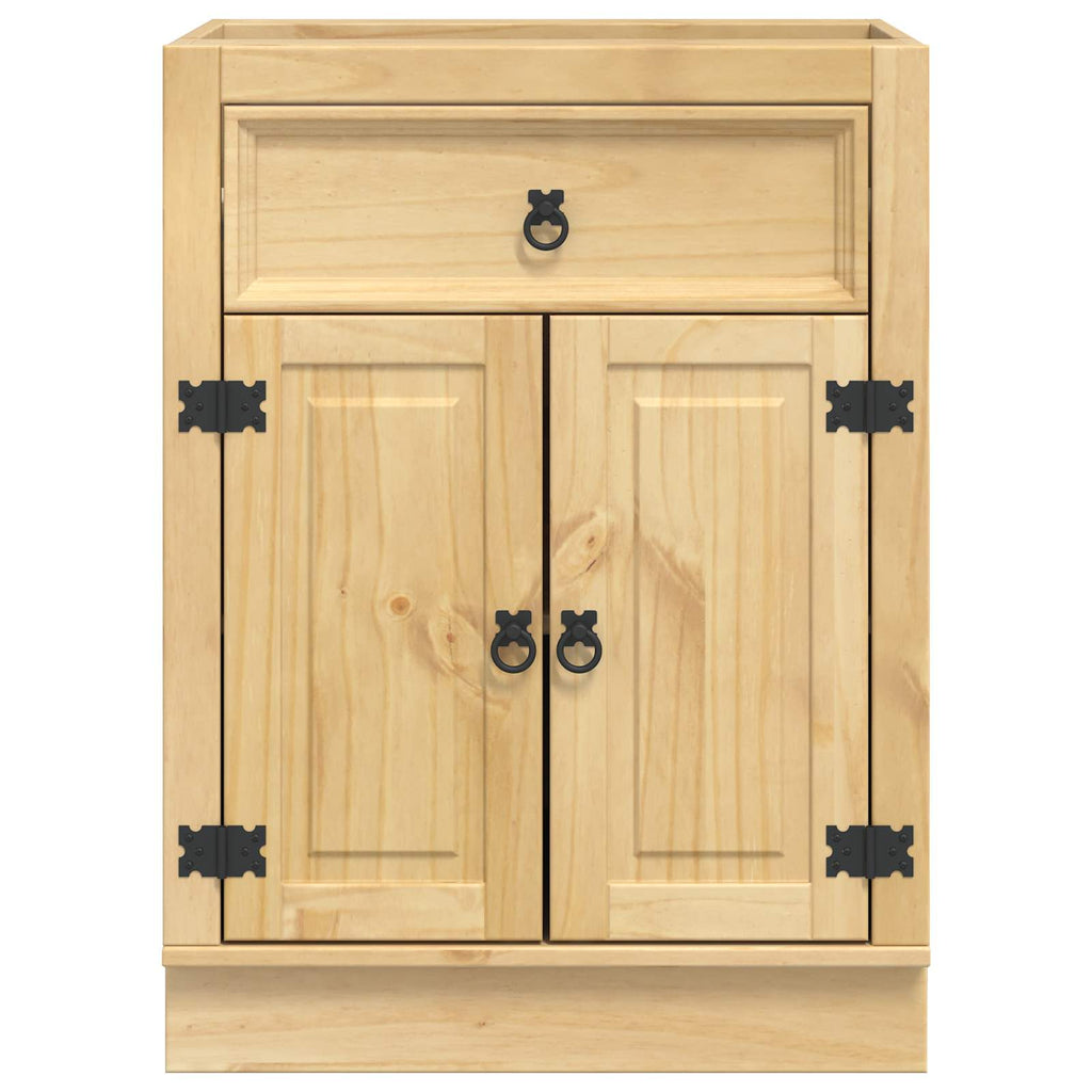 Schrank SKI Honigbraun 60 x 46 x 81,5 cm Massives Kiefernholz