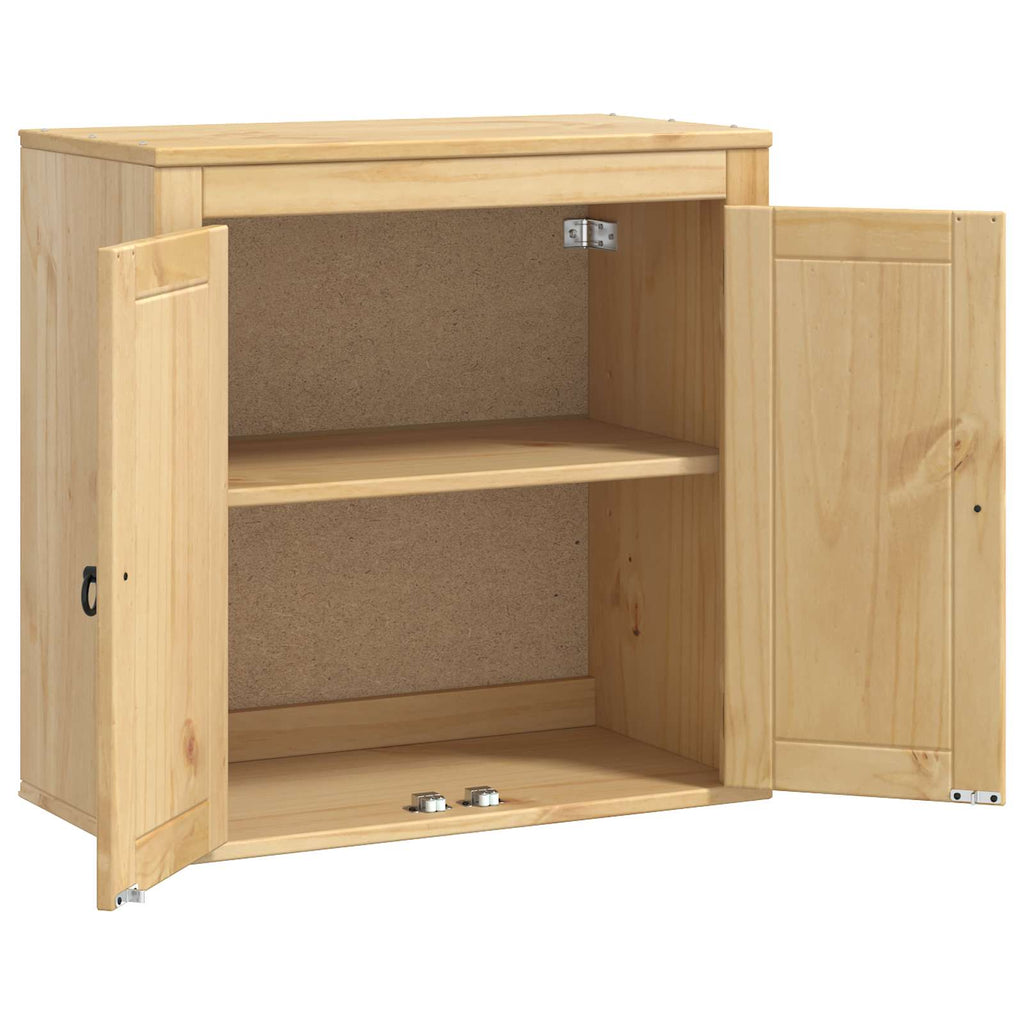 Schrank SKI Honigbraun 60 x 32 x 60 cm Massives Kiefernholz