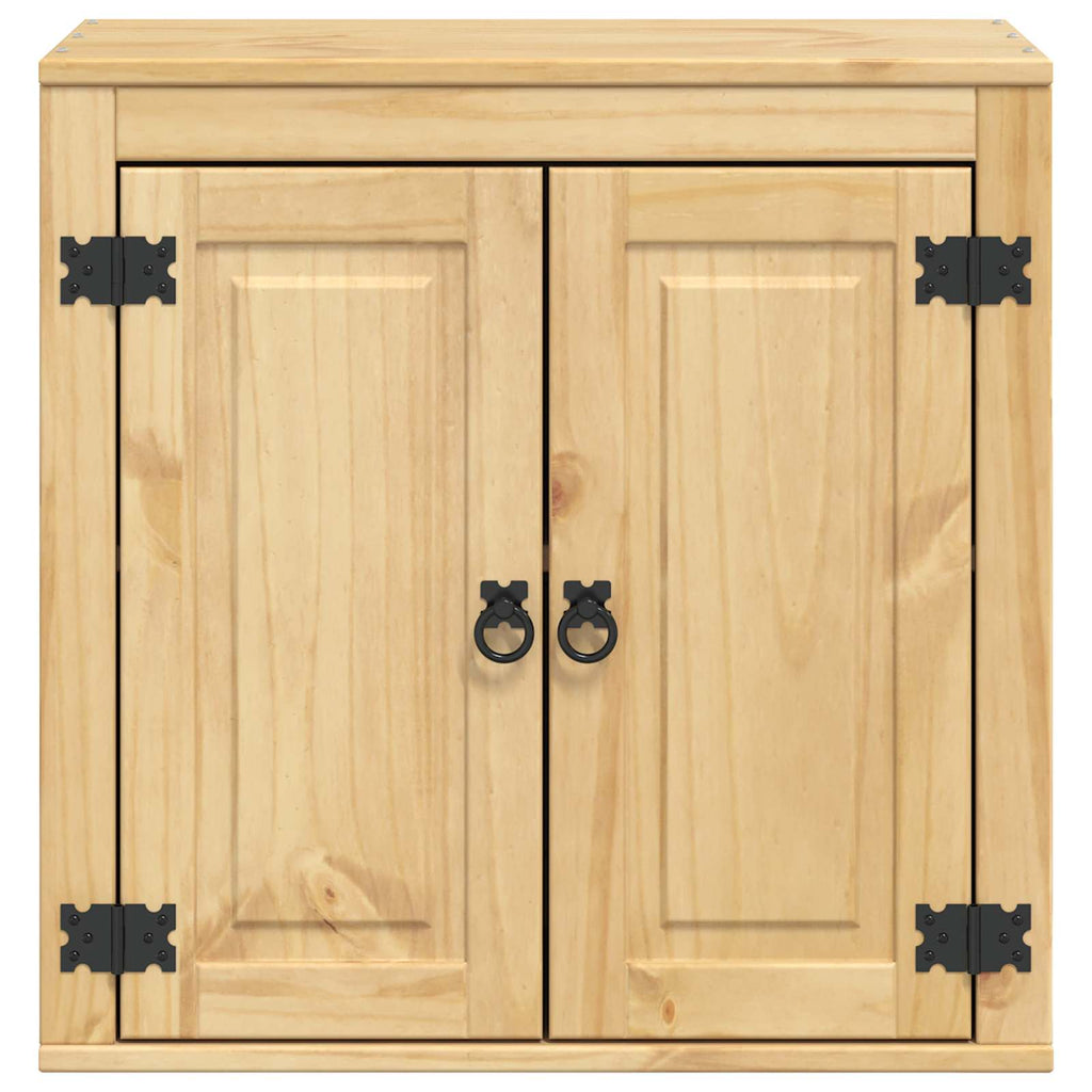 Schrank SKI Honigbraun 60 x 32 x 60 cm Massives Kiefernholz