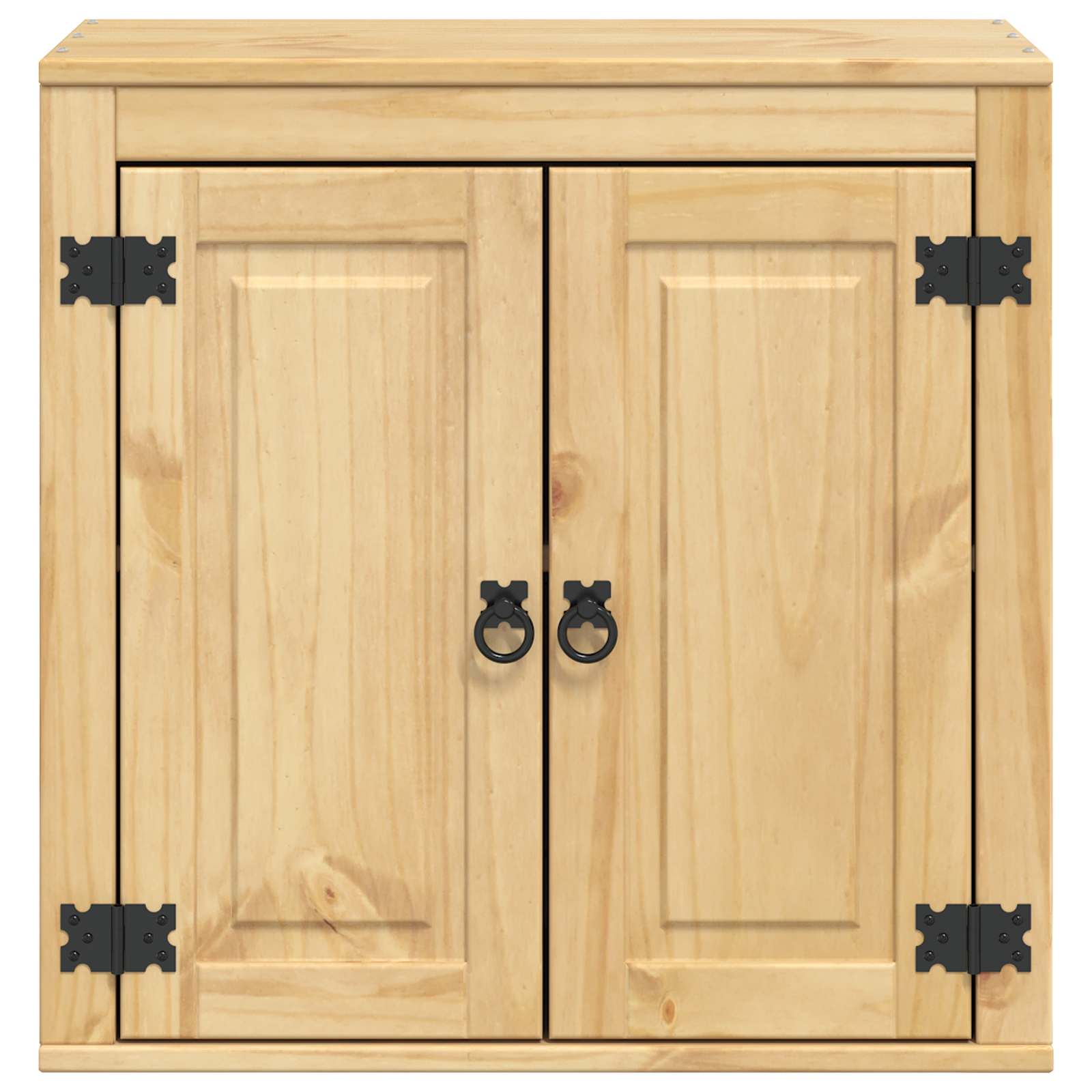 Schrank SKI Honigbraun 60 x 32 x 60 cm Massives Kiefernholz