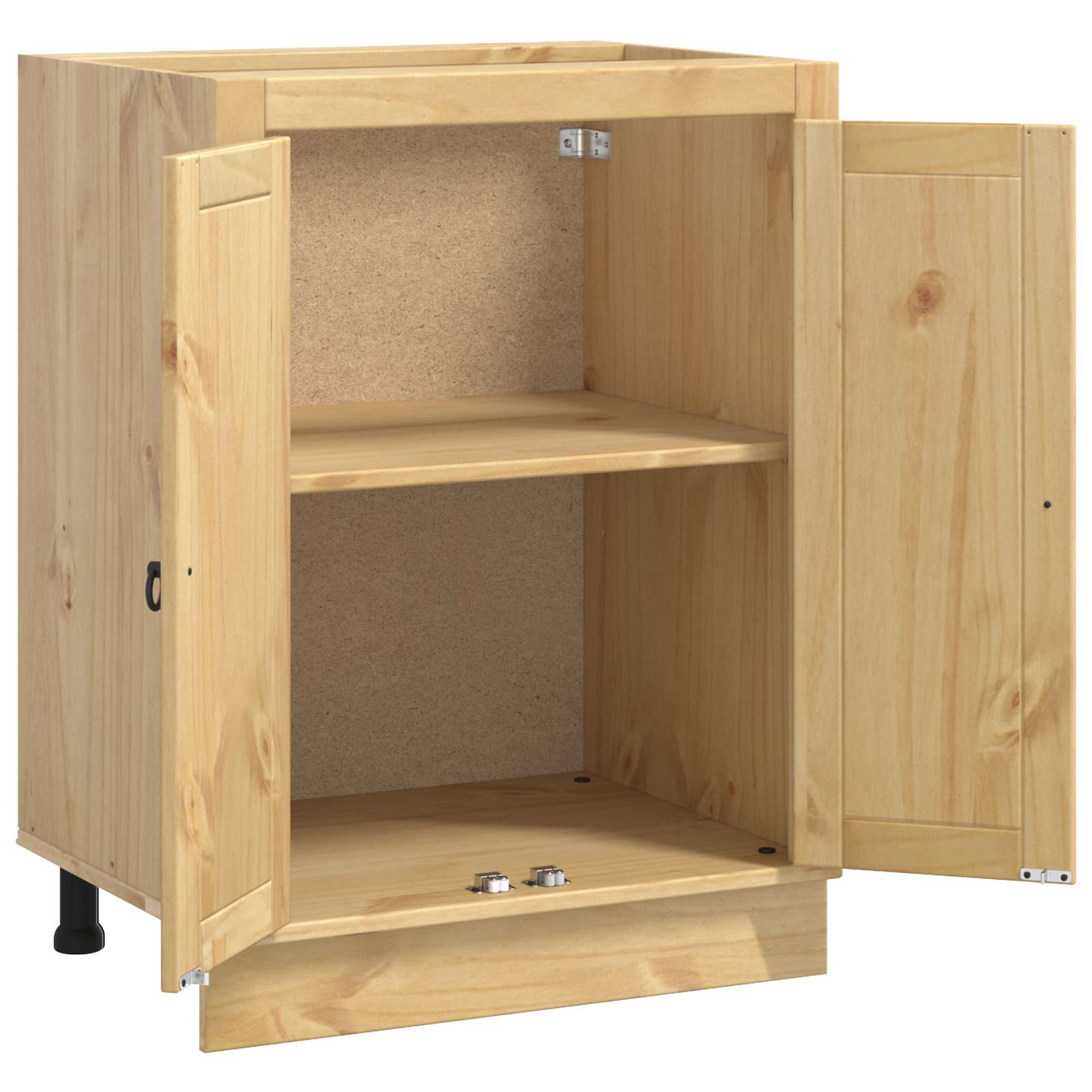 Schrank SKI Honigbraun 60 x 46 x 81,5 cm Massives Kiefernholz