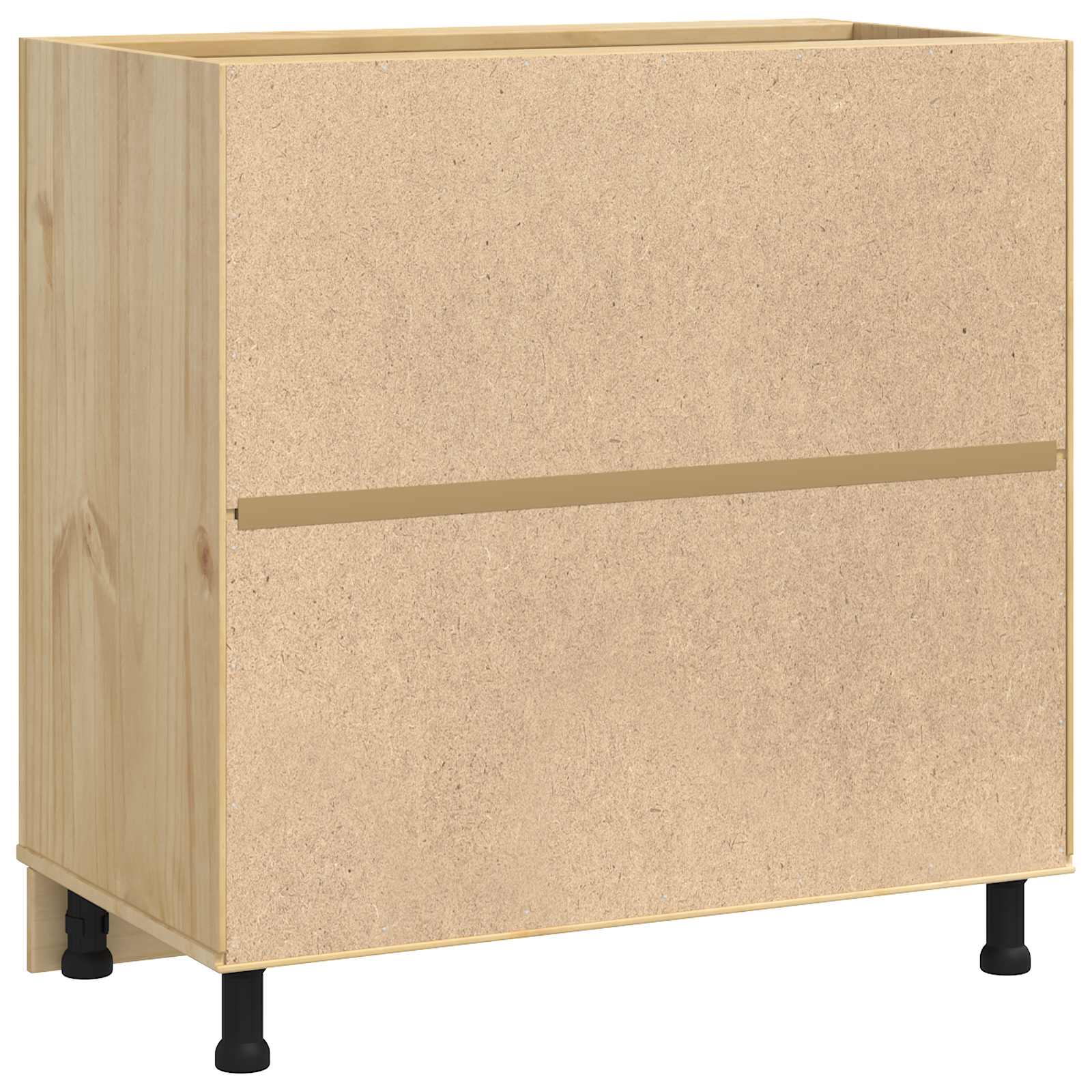 Schrank SKI Honigbraun 80 x 46 x 81.5 cm Massives Kiefernholz