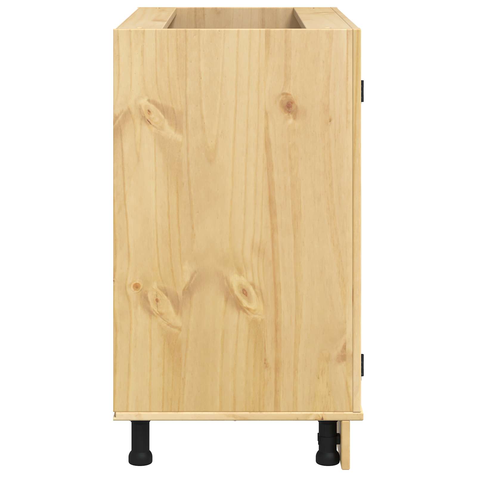 Schrank SKI Honigbraun 80 x 46 x 81.5 cm Massives Kiefernholz