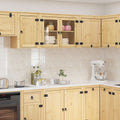 Schrank SKI Honigbraun 80 x 32 x 60 cm Massives Kiefernholz