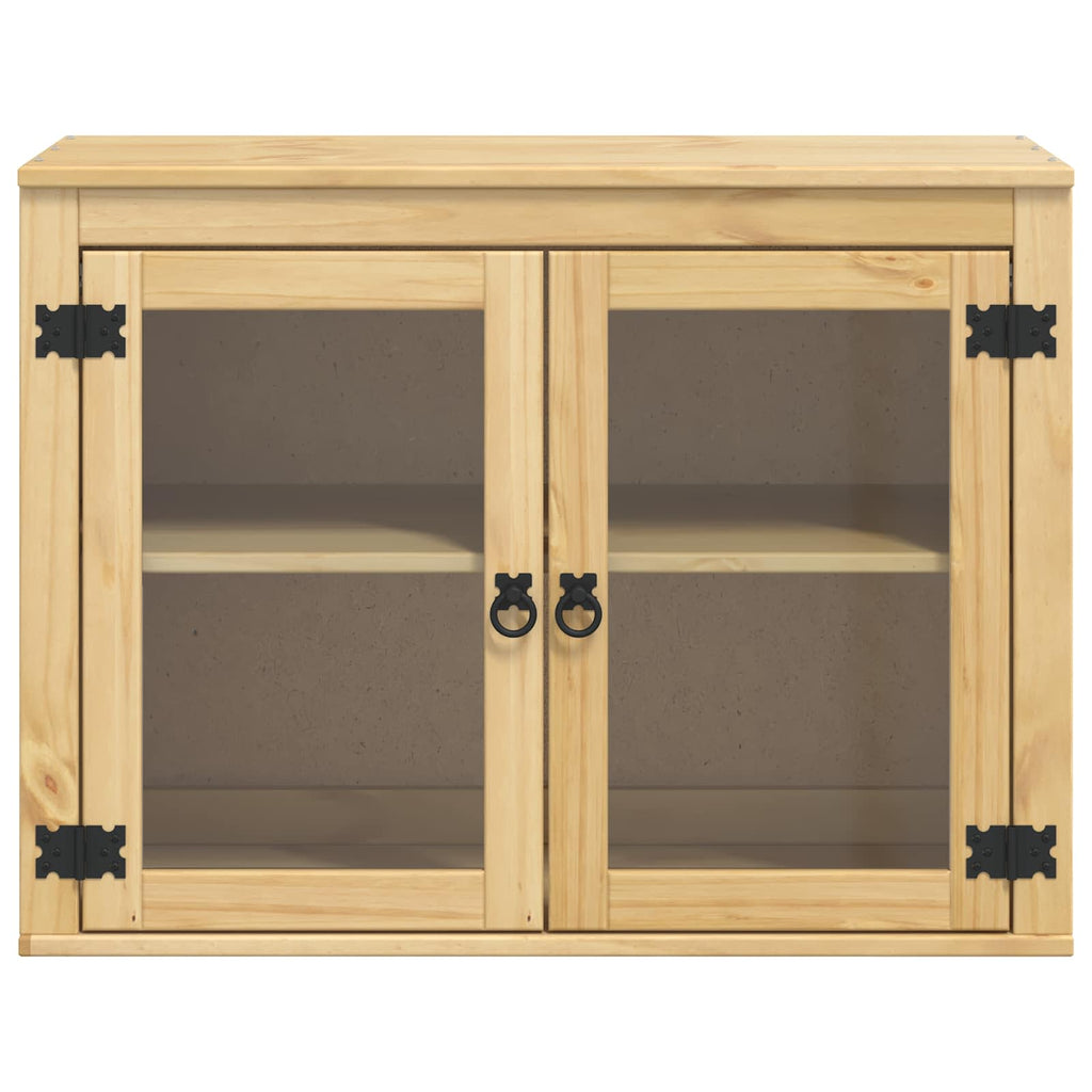 Schrank SKI Honigbraun 80 x 32 x 60 cm Massives Kiefernholz