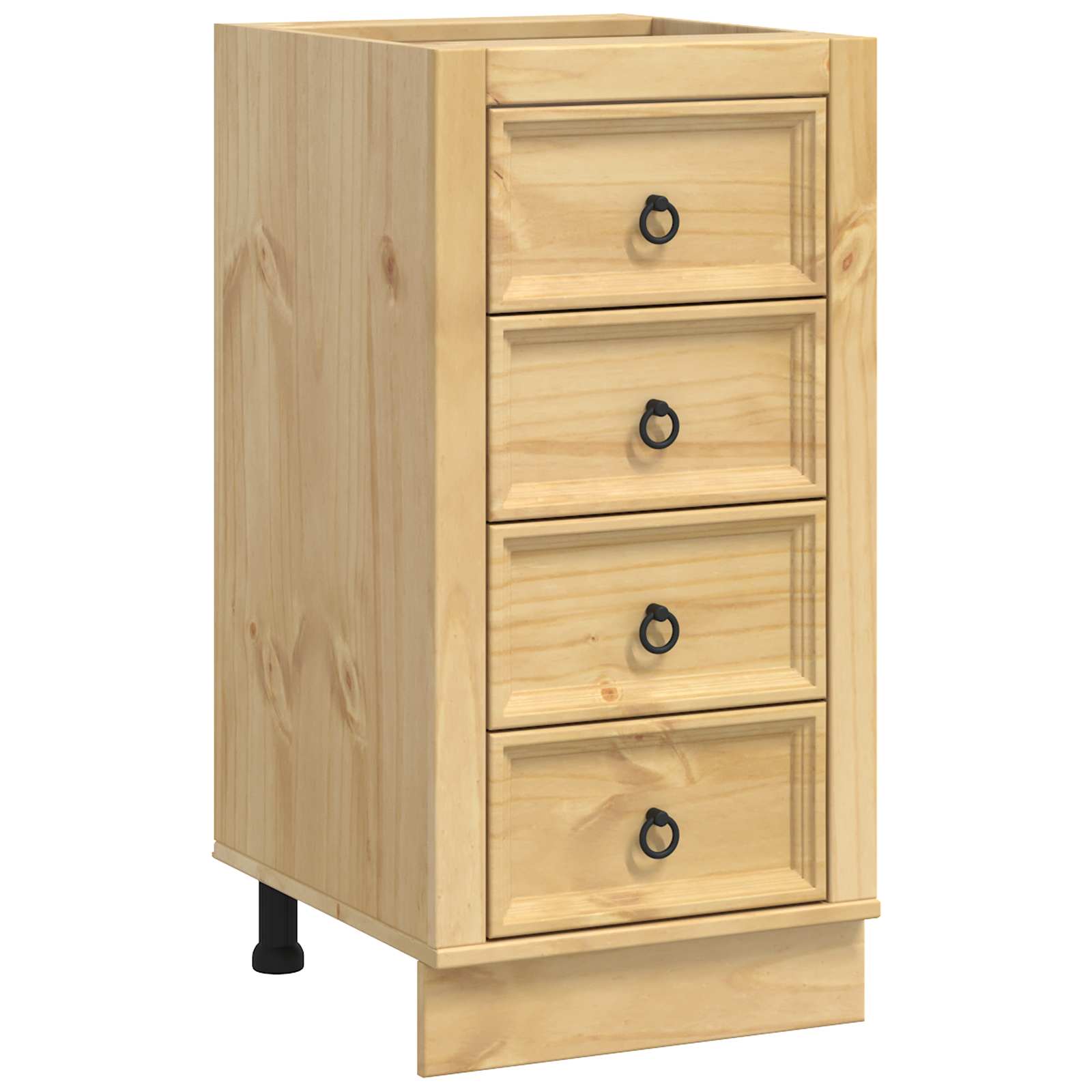 Schrank SKI Honigbraun 40 x 46 x 81 cm Massives Kiefernholz