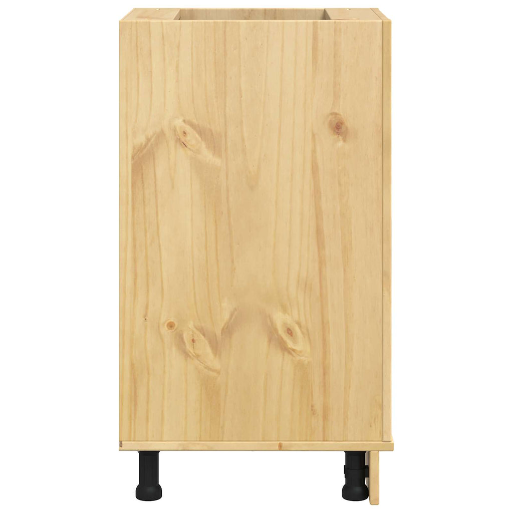 Schrank SKI Honigbraun 40 x 46 x 81 cm Massives Kiefernholz