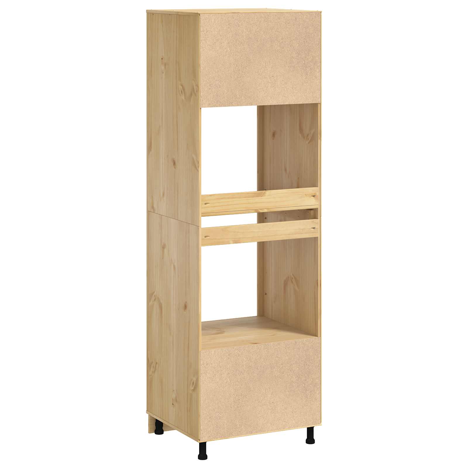 Schrank SKI Honigbraun 66 x 58 x 207 cm Massives Kiefernholz