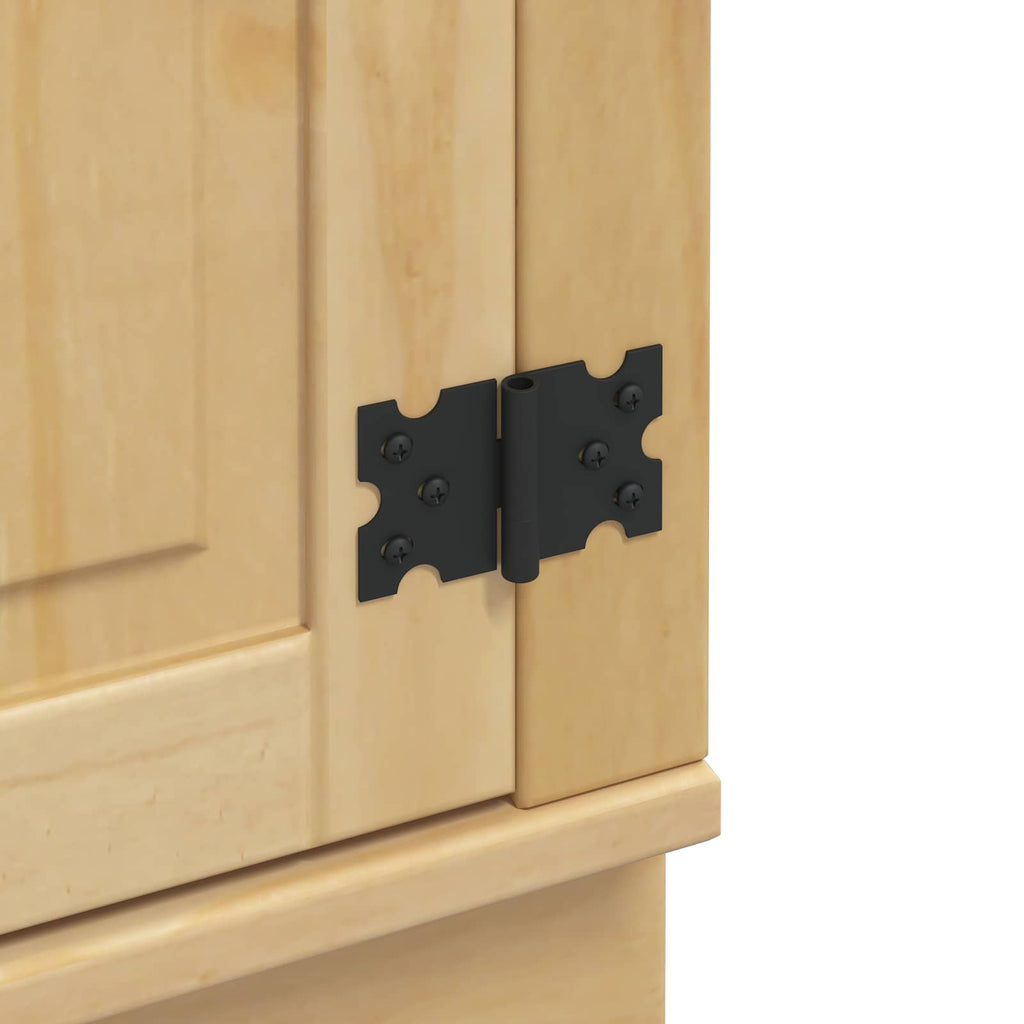 Schrank SKI Honigbraun 80 x 80 x 81 cm Massives Kiefernholz