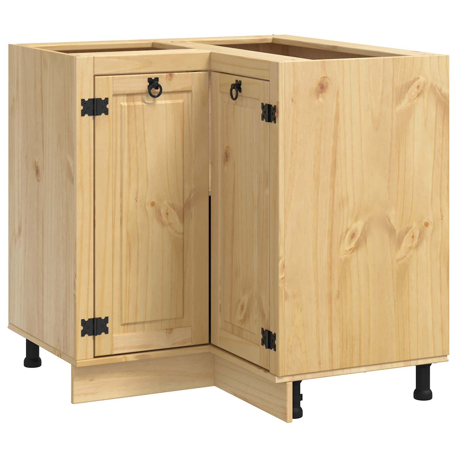 Schrank SKI Honigbraun 80 x 80 x 81 cm Massives Kiefernholz