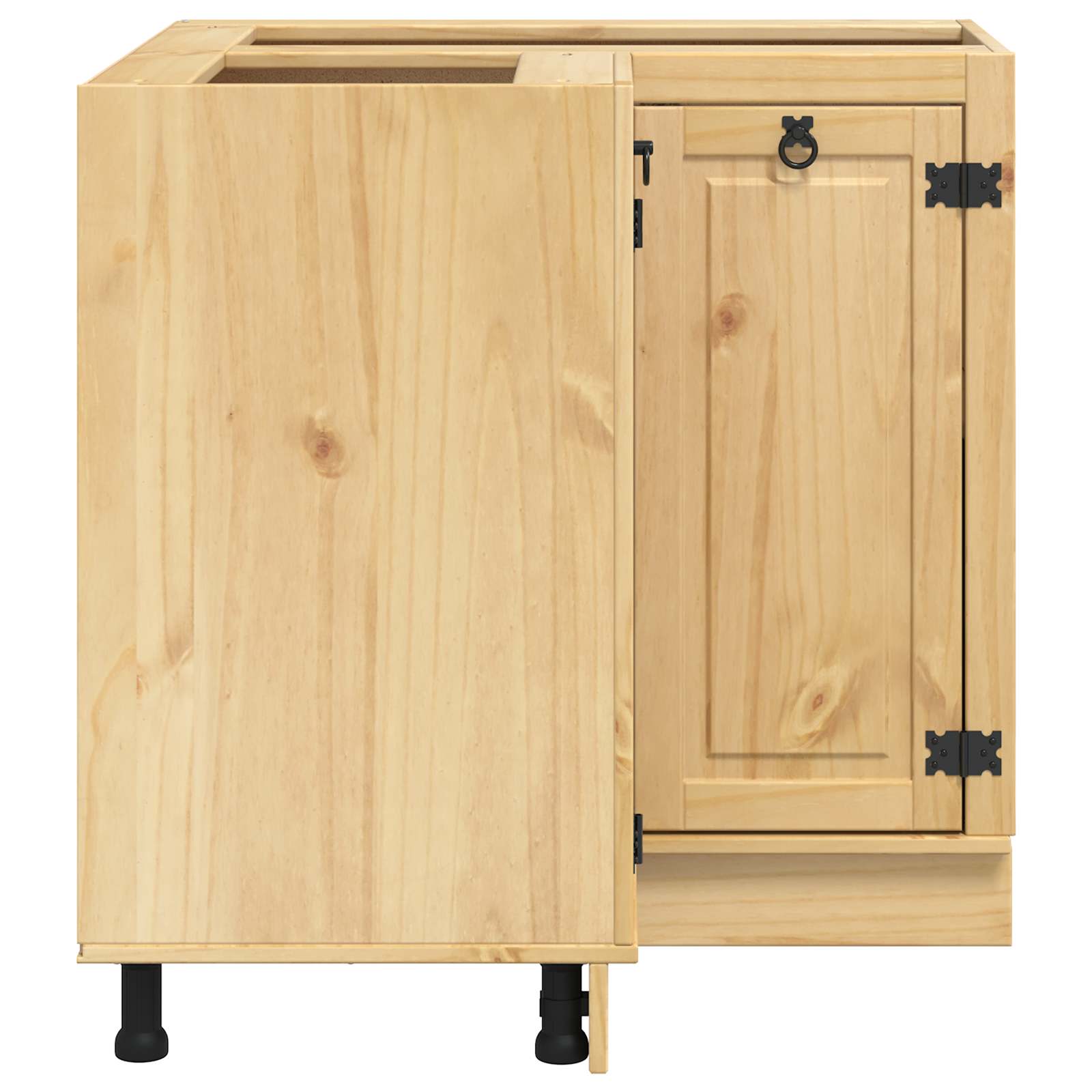 Schrank SKI Honigbraun 80 x 80 x 81 cm Massives Kiefernholz