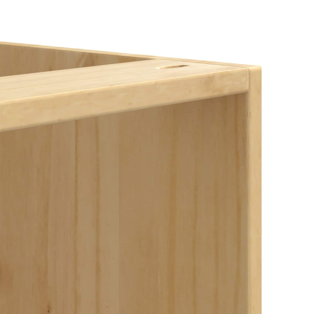 Schrank SKI Honigbraun 60 x 46 x 81 cm Massives Kiefernholz