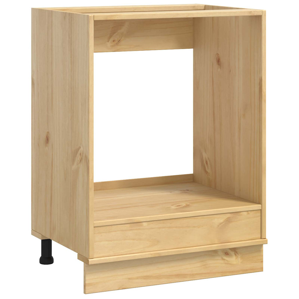 Schrank SKI Honigbraun 60 x 46 x 81 cm Massives Kiefernholz