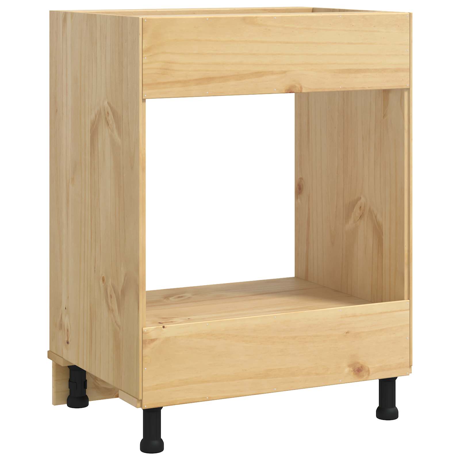 Schrank SKI Honigbraun 60 x 46 x 81 cm Massives Kiefernholz