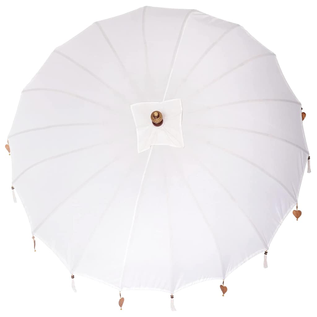 Balinesischer Sonnenschirm Creme 220 x 220 x 260 cm