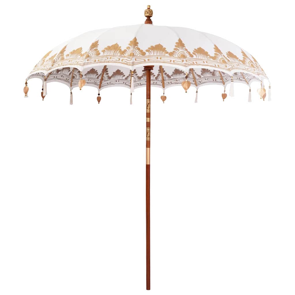 Balinesischer Sonnenschirm Creme 215 x 215 x 260 cm