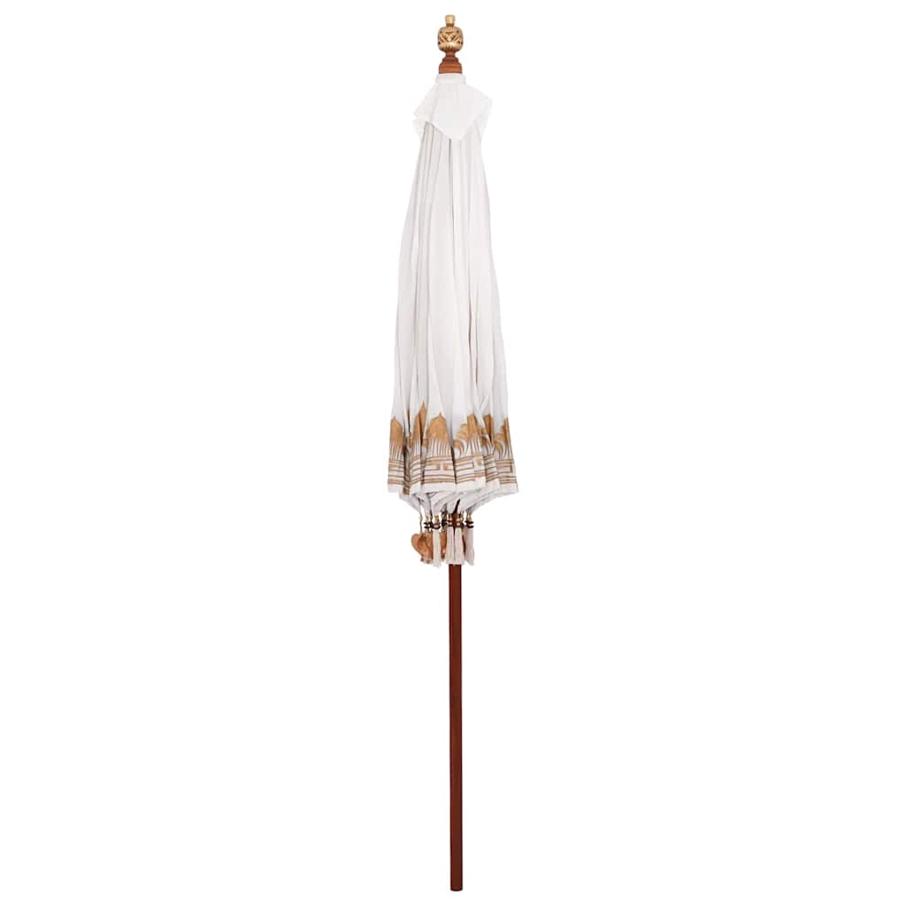 Balinesischer Sonnenschirm Creme 215 x 215 x 260 cm