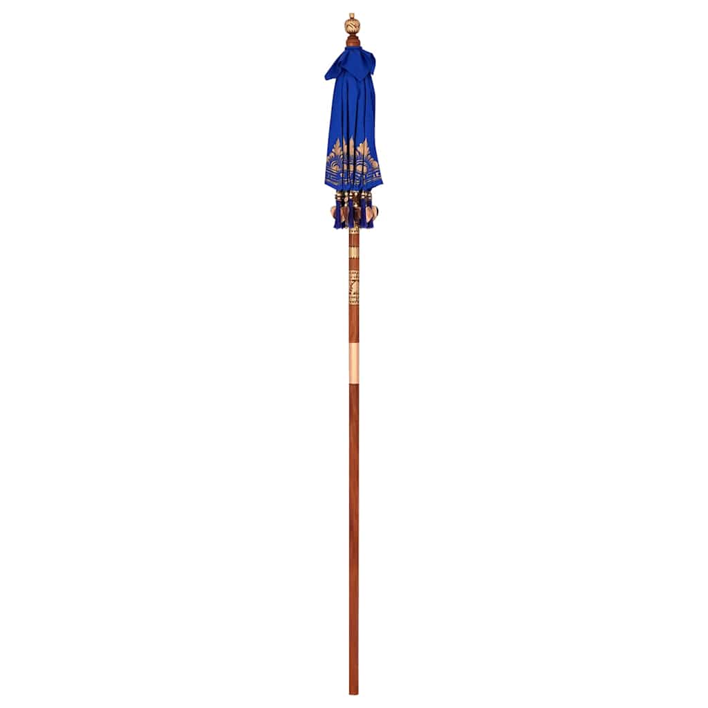 Balinesischer Sonnenschirm Blau 125 x 125 x 260 cm