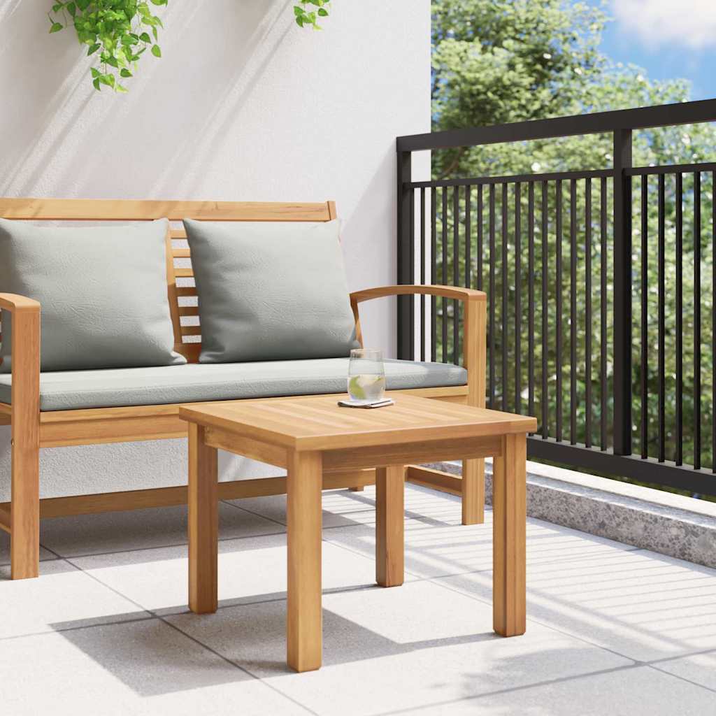 Couchtisch Braun 45 x 45 x 36 cm Massivholz Teak